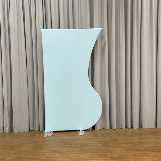 4x7ft Aluminum Alloy Half Vase Backdrop Frame Stand for Birthday Event Decoration