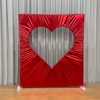 Marco de fondo de medio jarrón de aleación de aluminio de 4 x 7 pies para decoración de eventos de cumpleaños