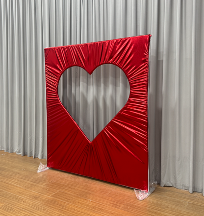 Marco de fondo de medio jarrón de aleación de aluminio de 4 x 7 pies para decoración de eventos de cumpleaños