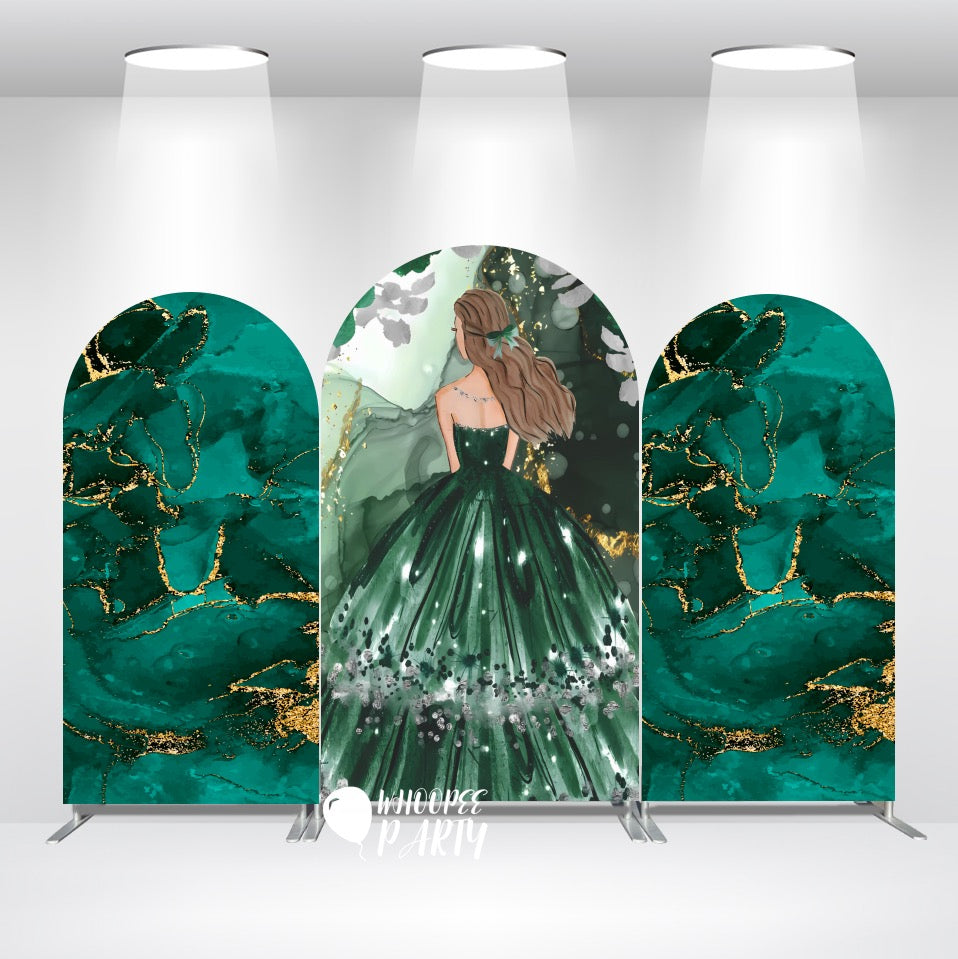 Sweet 16 Birthday Elegant Arch Party Backdrop with Stand – Perfect for Weddings & Special Events