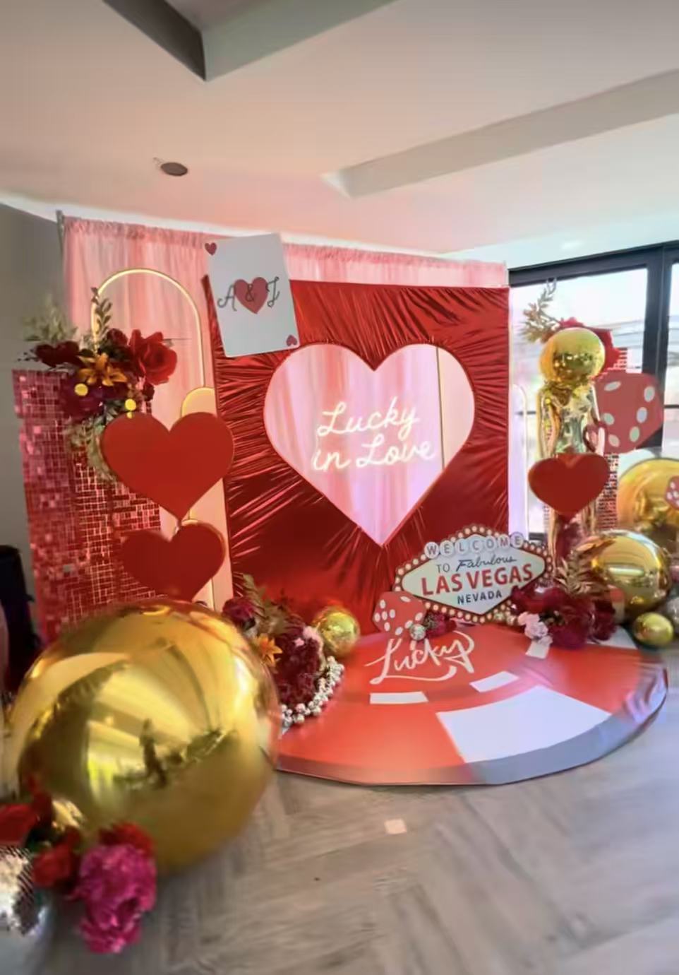 6x6.8ft Heart-Shaped Backdrop Stand – Premium Aluminum Alloy Wedding Arch for Proposals, Bridal Showers & Party Decor – Portable & Sturdy Cutout Heart Frame