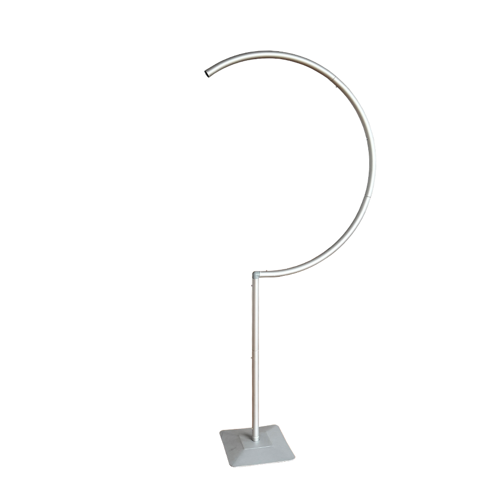 Arco de globos redondo de flores de 1 m: construye 4 formas: signo de interrogación, luna, círculo y semicírculo