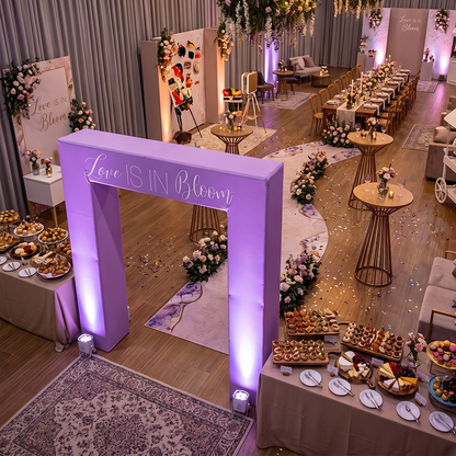 3D Rectangular Arch Backdrop Stand For Birthday Wedding Party Decoration