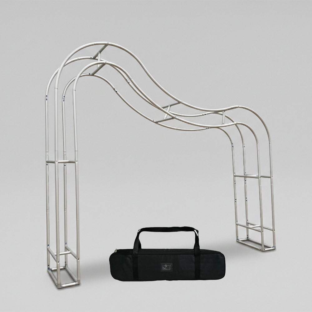 3D  Wave Arches Stand Party Backdrop Stand