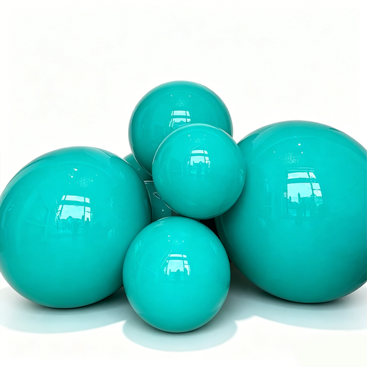 Bola de espejo inflable de color arcoíris iridiscente, reutilizable, de burbujas grandes y brillantes. 
