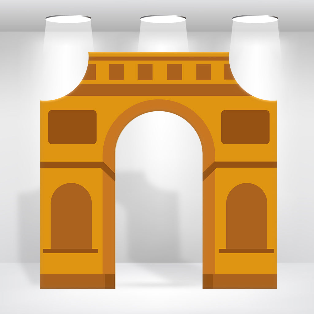 8x8ft 10x10ft Arc de Triomphe Party Backdrop Stand Triumphal Backdrop