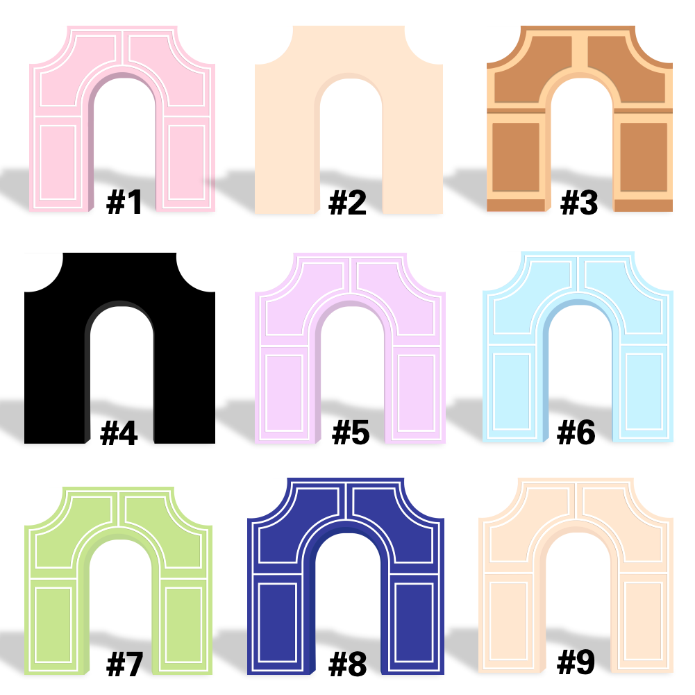 8x8ft 10x10ft Arc de Triomphe Party Backdrop Stand Triumphal Backdrop