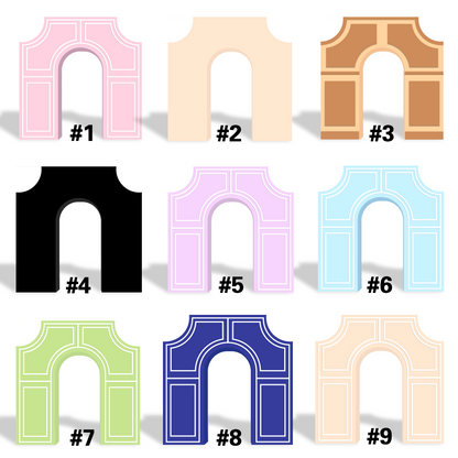 8x8ft 10x10ft Arc de Triomphe Party Backdrop Stand Triumphal Backdrop