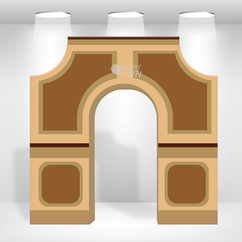 8x8ft 10x10ft Arc de Triomphe Party Backdrop Stand Triumphal Backdrop