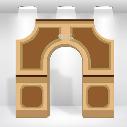 8x8ft 10x10ft Arc de Triomphe Party Backdrop Stand Triumphal Backdrop