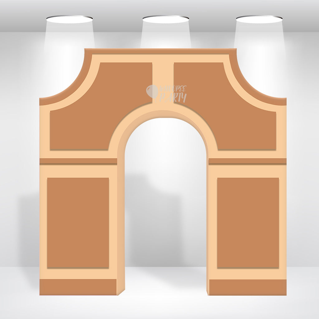 8x8ft 10x10ft Arc de Triomphe Party Backdrop Stand Triumphal Backdrop