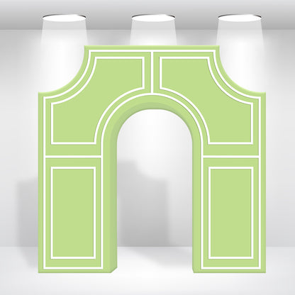 8x8ft 10x10ft Arc de Triomphe Party Backdrop Stand Triumphal Backdrop
