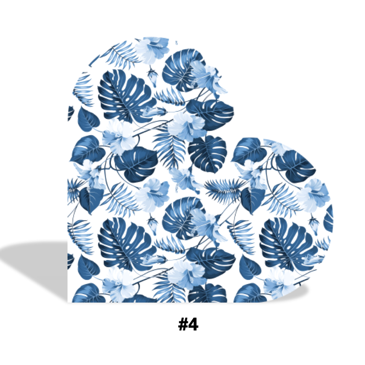 3D 8x8ft Double Layer Side Laying Heart for Party Decor Backdrop Stand