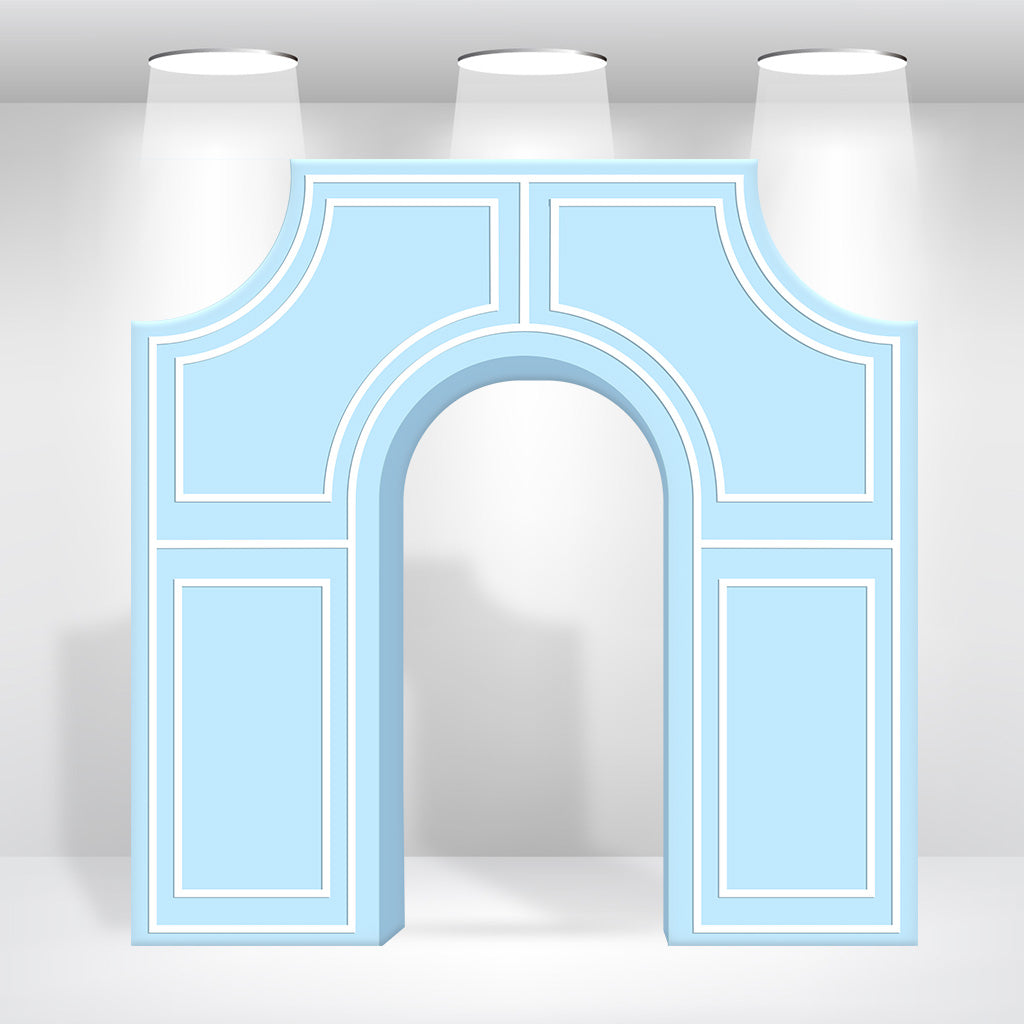 8x8ft 10x10ft Arc de Triomphe Party Backdrop Stand Triumphal Backdrop