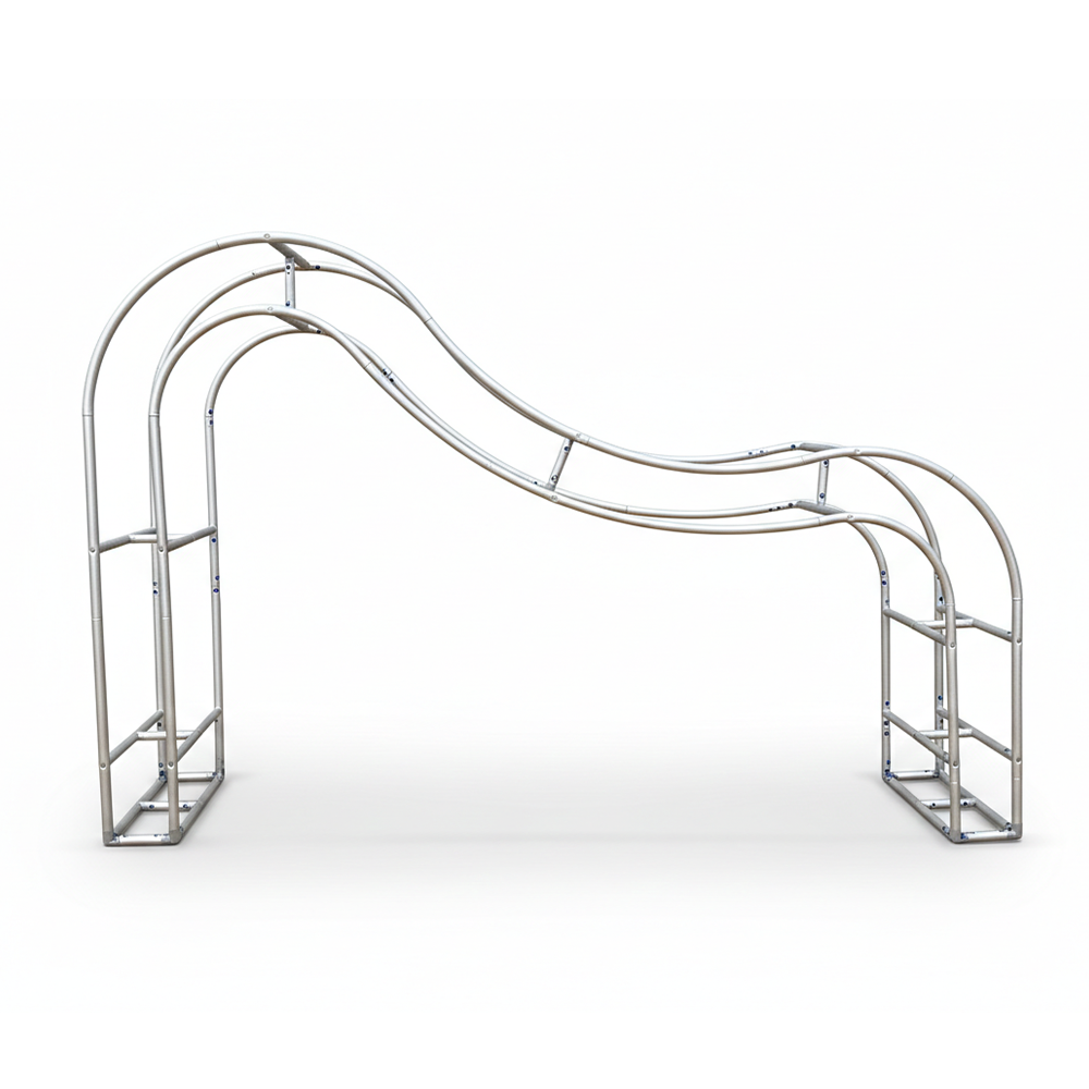 3D  Wave Arches Stand Party Backdrop Stand