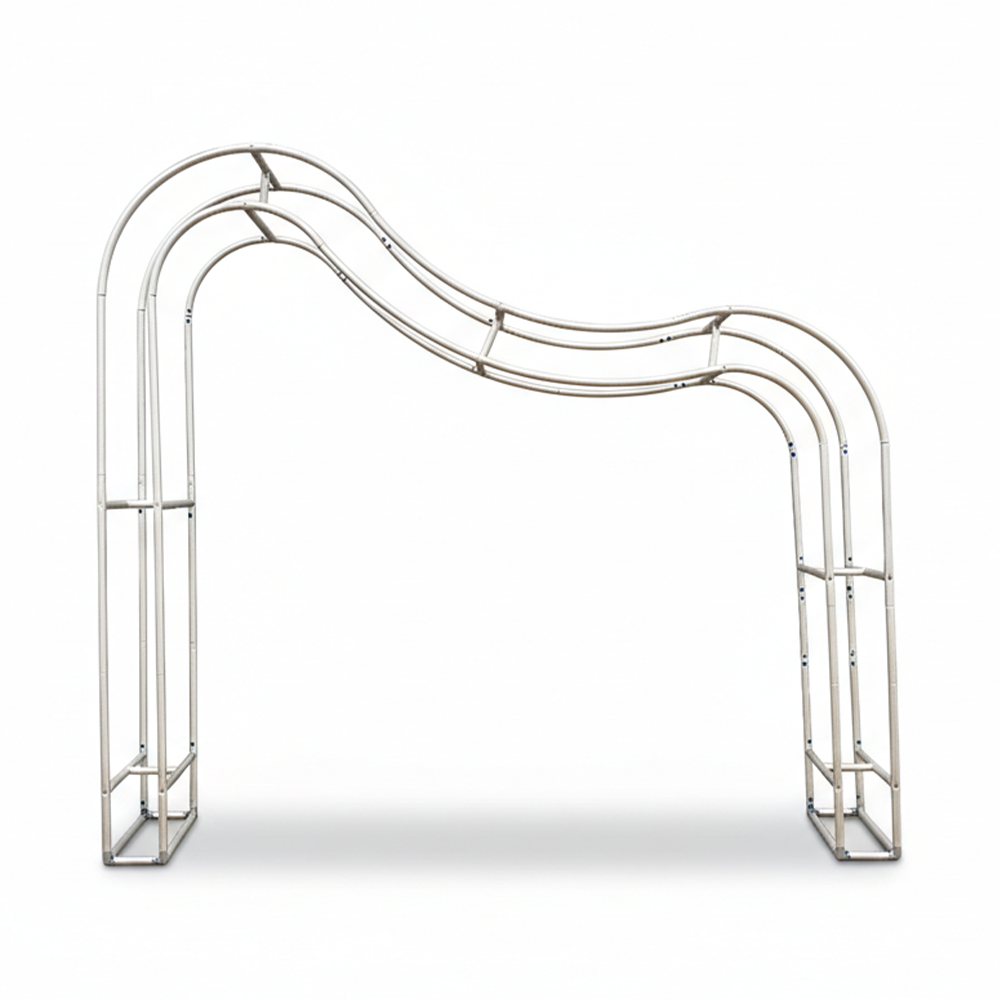 3D  Wave Arches Stand Party Backdrop Stand