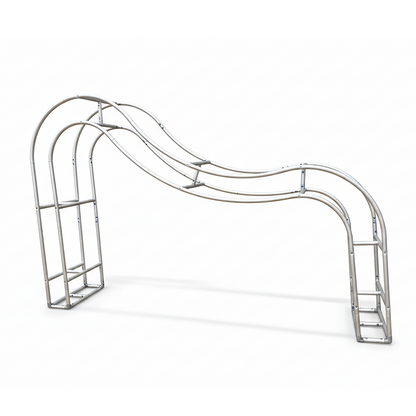 3D  Wave Arches Stand Party Backdrop Stand