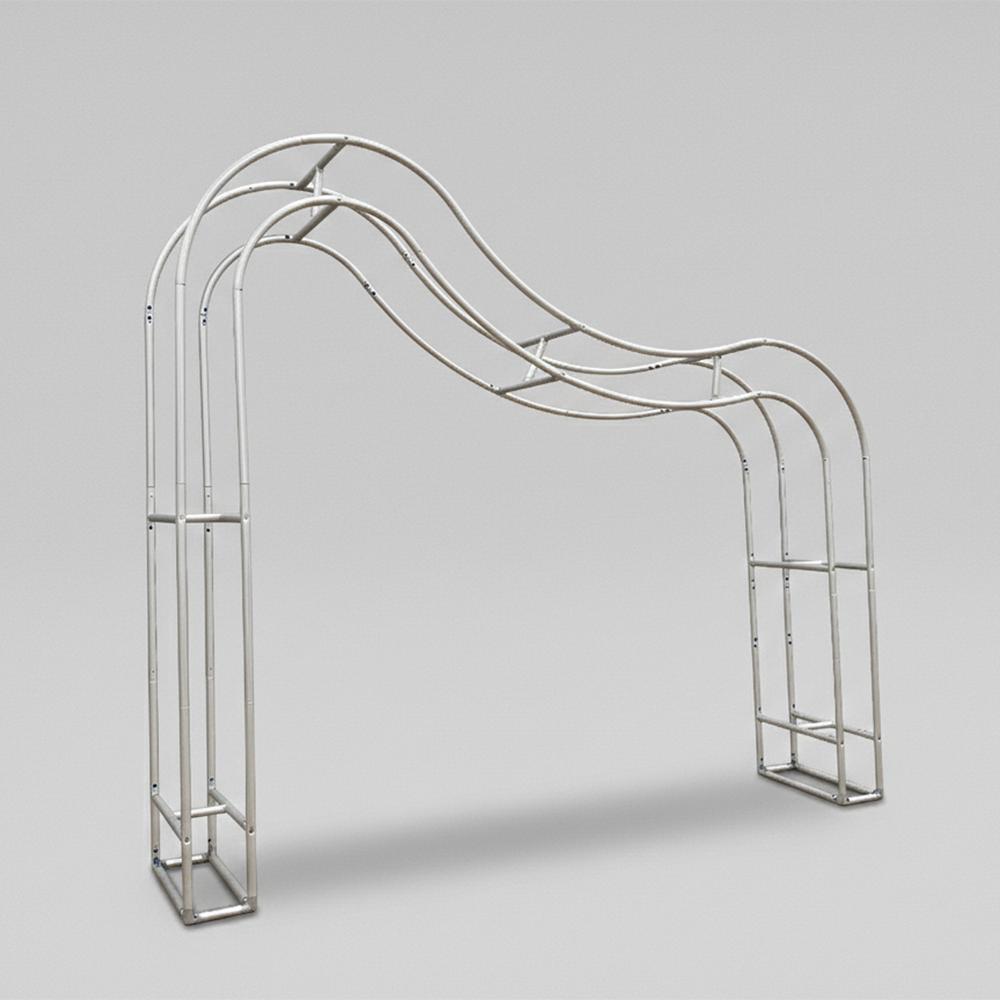 3D  Wave Arches Stand Party Backdrop Stand