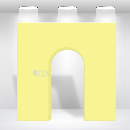 8x8ft 3d Triomphe Party Backdrop Stand Triumphal Backdrop 3D Square Backdrop