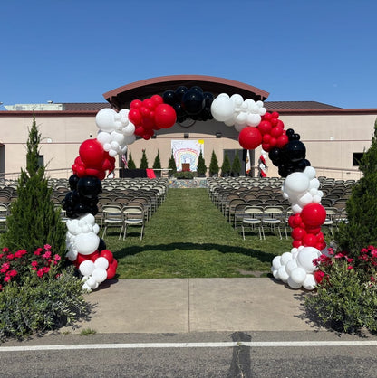 10x8ft Aluminum Alloy Tube Arch Balloon Flower Stand For Wedding Birthday Baby Shower