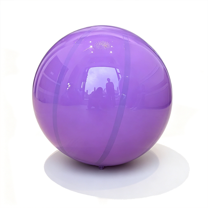 Bola de espejo inflable de color arcoíris iridiscente, reutilizable, de burbujas grandes y brillantes. 