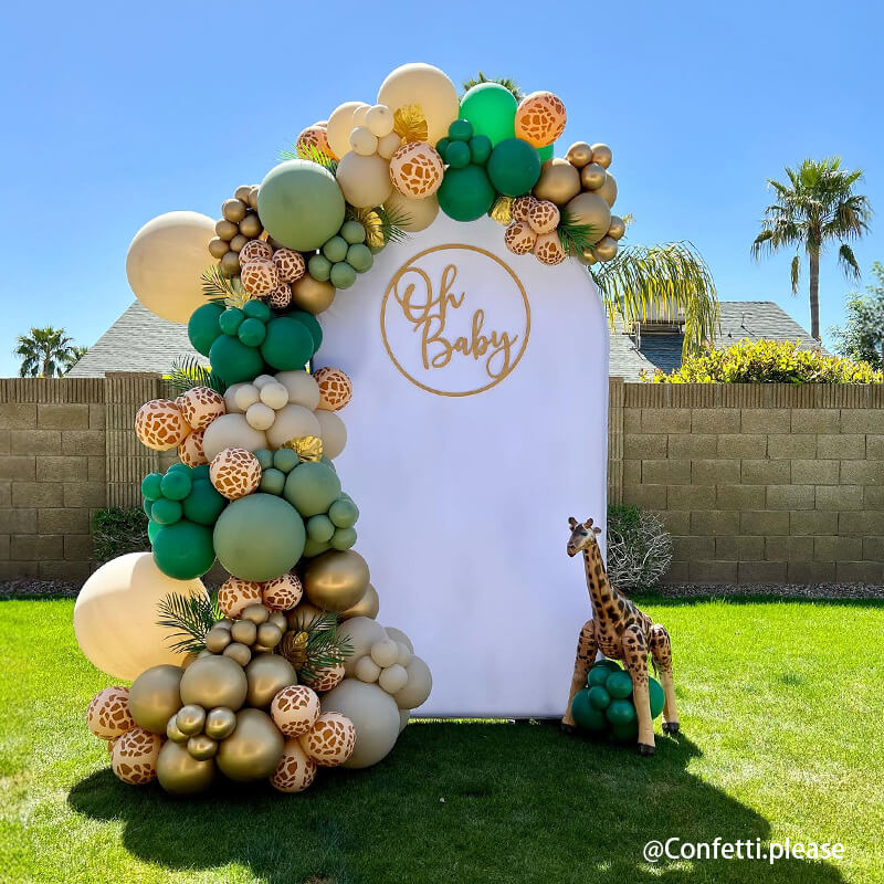 4*7Ft Aluminum Arch Backdrop Stand For Birthday Wedding Party Decoration