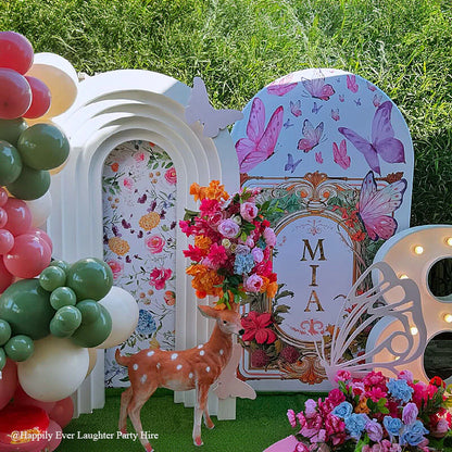 4*7Ft Aluminum Arch Backdrop Stand For Birthday Wedding Party Decoration