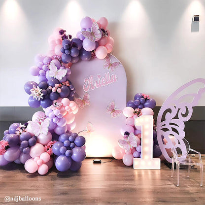 4*7Ft Aluminum Arch Backdrop Stand For Birthday Wedding Party Decoration