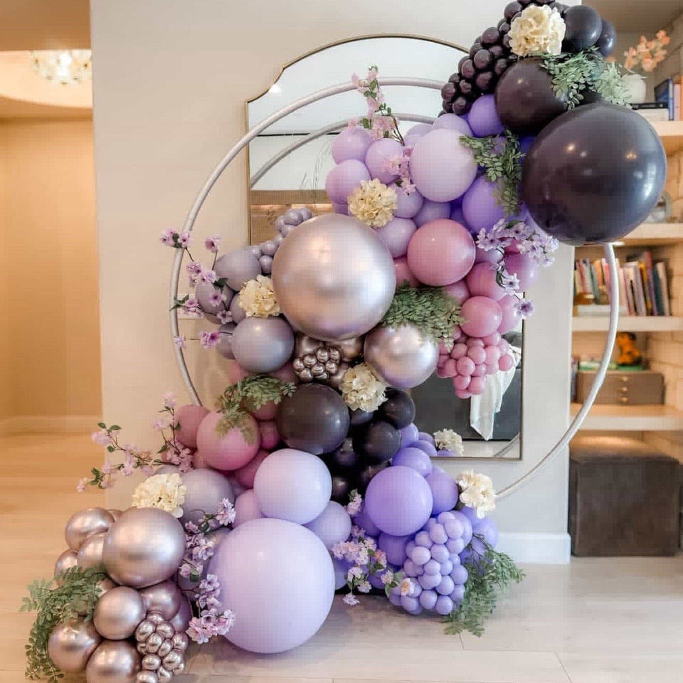 6ft 6.5ft Aluminum Alloy tube Round Circle Backdrop Stand For Wedding Birthday Baby Shower