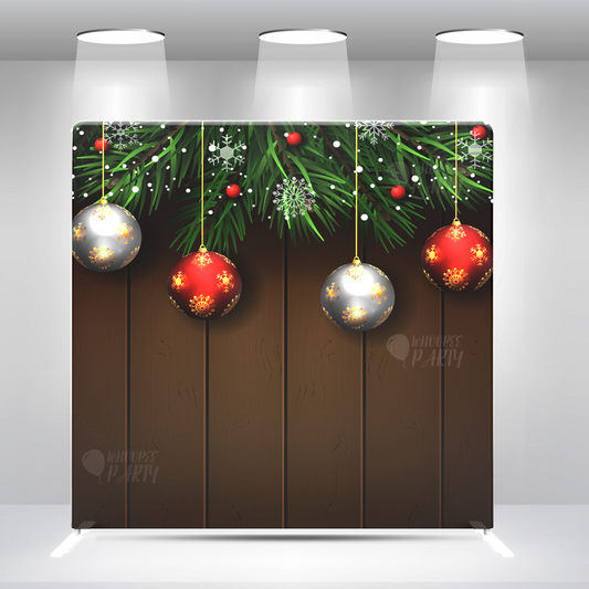 Merry Christmas Decoration Pillow Case Photo Booth Backdrop Wall Cover With Stand