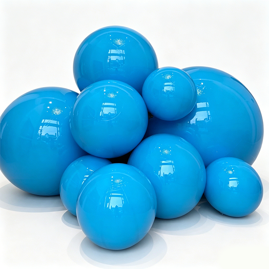 Bola de espejo inflable de color arcoíris iridiscente, reutilizable, de burbujas grandes y brillantes. 