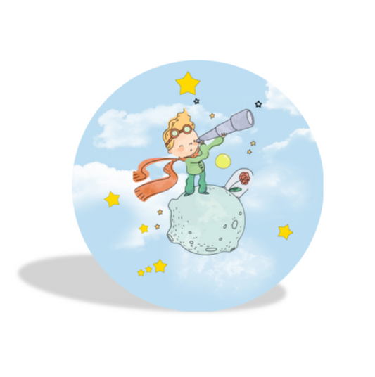 Prince birthday party decoration round circle backdrop cover plinth cylinder pedestal cover