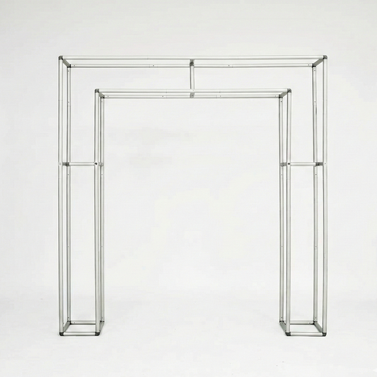 6x6.5ft 3D Square Arch Backdrop Stand For Birthday Wedding Party Decoration