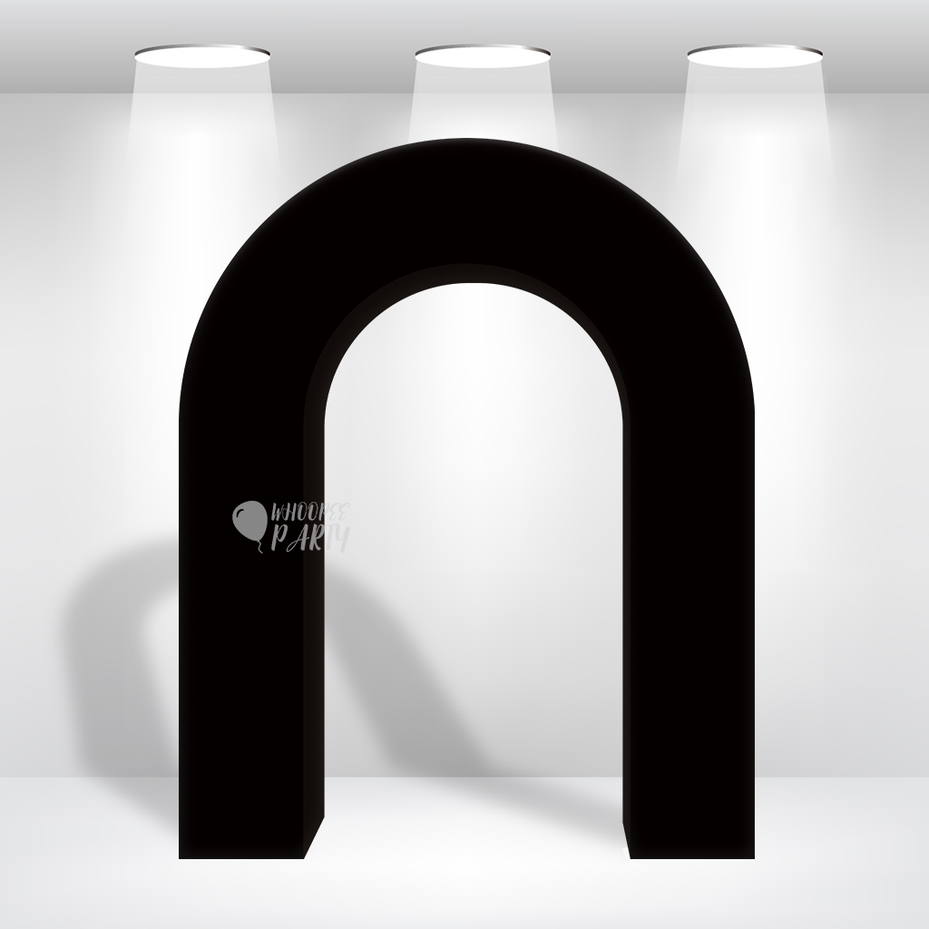 6x7.5ft 3D Arch Backdrop Stand With Cover For Birthday Baby Shower Party Backdrop