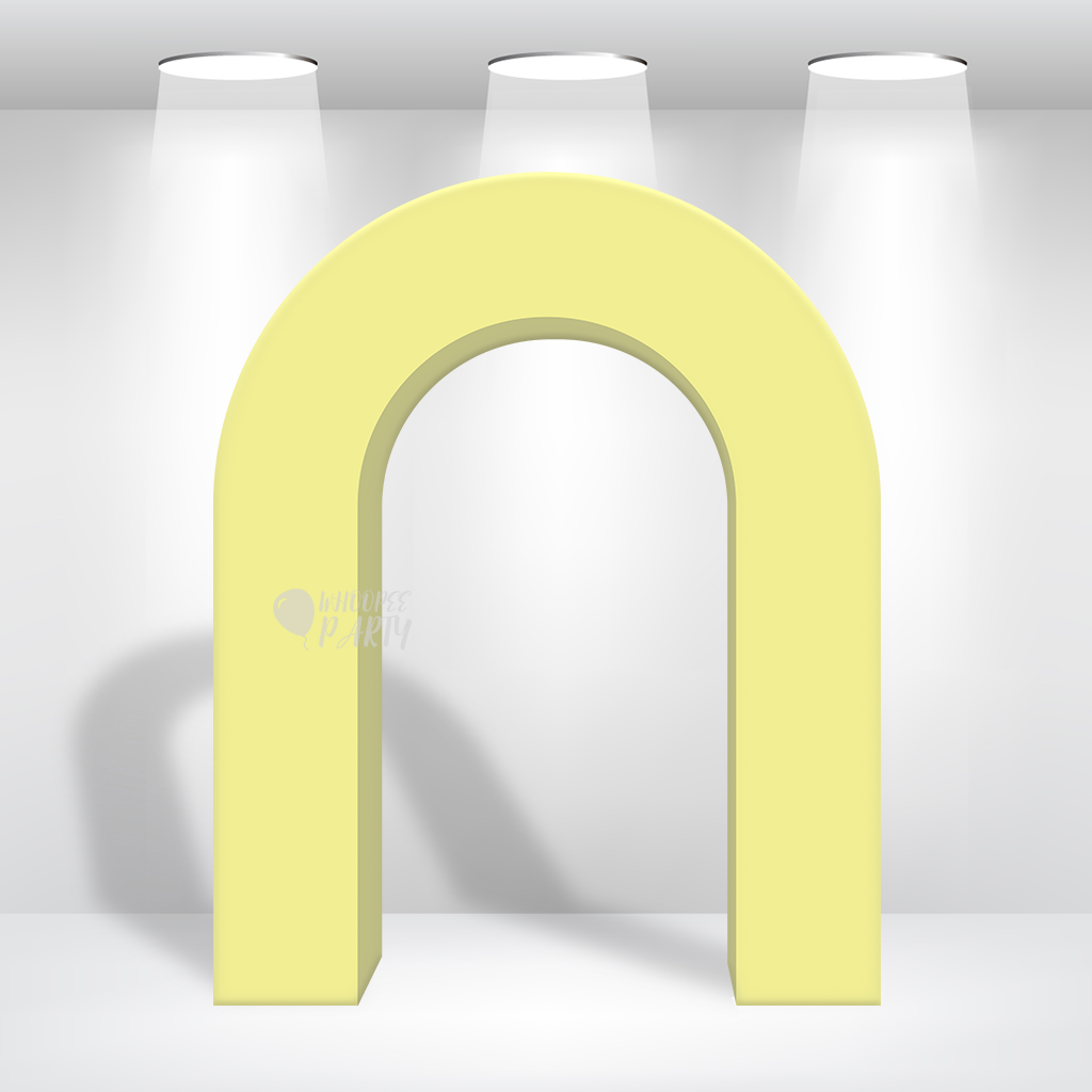 6x7.5ft 3D Arch Backdrop Stand With Cover For Birthday Baby Shower Party Backdrop