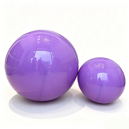 Bola de espejo inflable de color arcoíris iridiscente, reutilizable, de burbujas grandes y brillantes. 