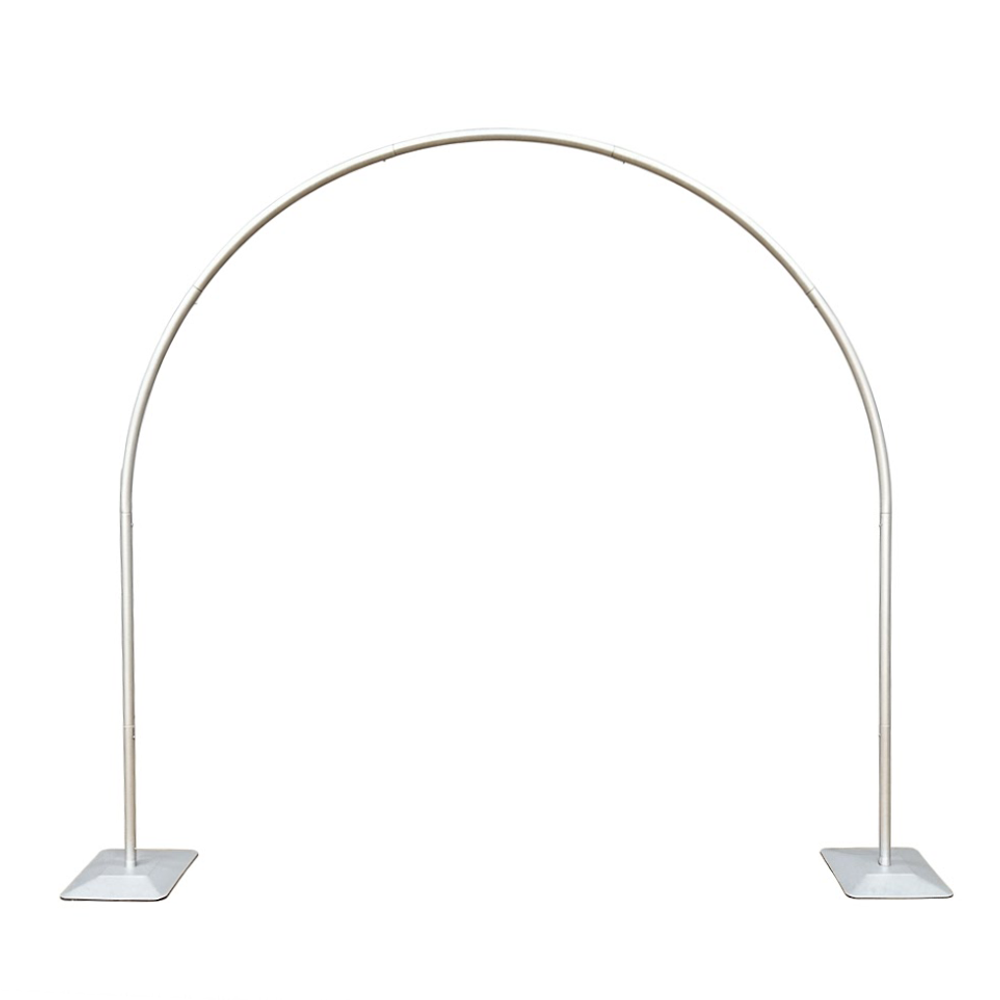 7ft by 7ft Aluminum Alloy Tube Arch Balloon Flower Stand For Wedding Birthday Baby Shower
