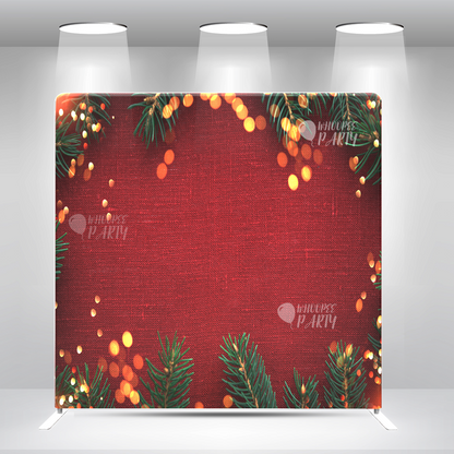 Merry Christmas Decoration Pillow Case Photo Booth Backdrop Wall Cover With Stand