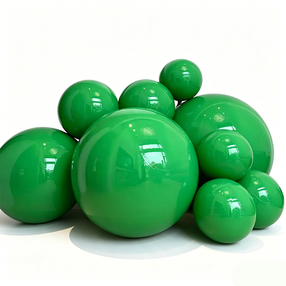 Bola de espejo inflable de color arcoíris iridiscente, reutilizable, de burbujas grandes y brillantes. 