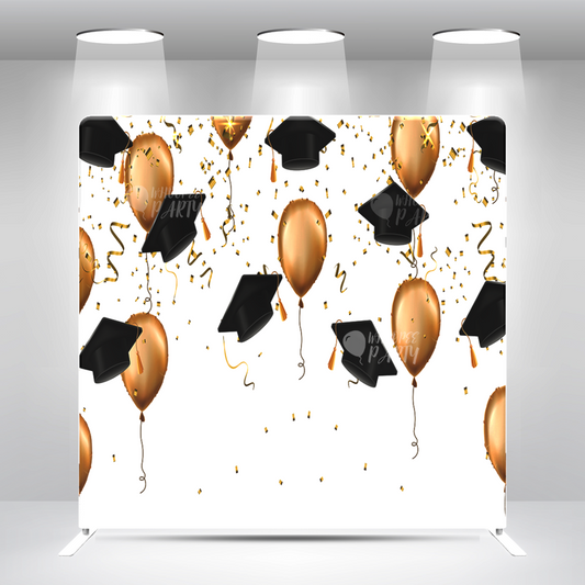 Congratulation Congrats Party Balloon Backdrop Wall Cover With Stand