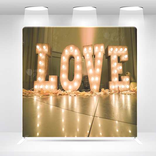 Wedding Just Married Pillow Case Photo Booth Backdrop Wall Cover With Stand For Birthday Party Photography Photo Shoot Studio Props