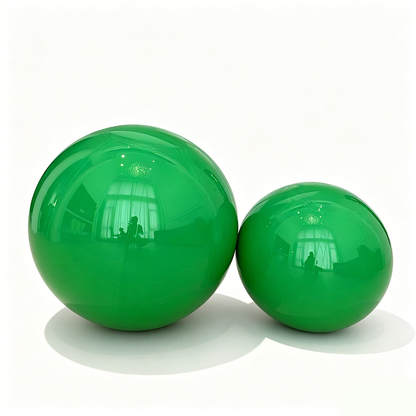 Bola de espejo inflable de color arcoíris iridiscente, reutilizable, de burbujas grandes y brillantes. 