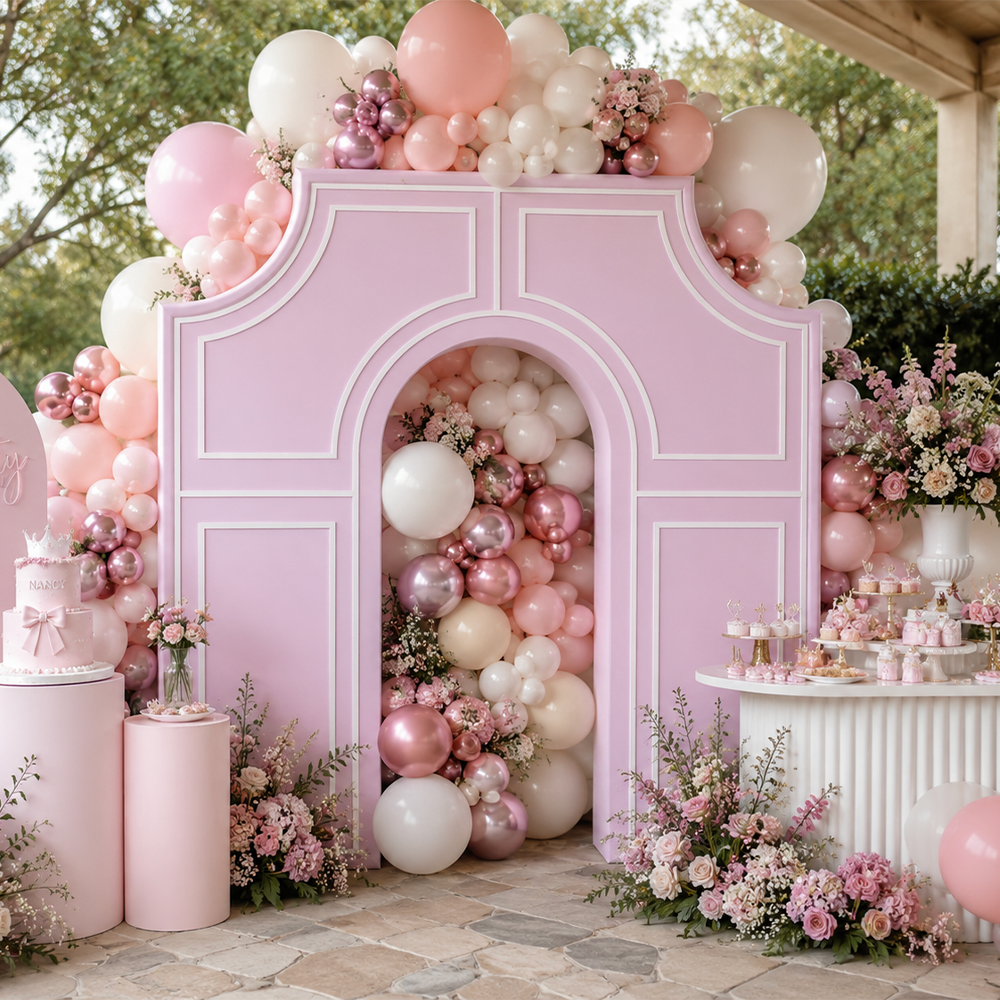 8x8ft 10x10ft Arc de Triomphe Party Backdrop Stand Triumphal Backdrop