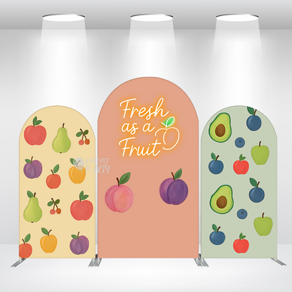 Fresh as a Fruit Baby Shower Birthday Party Chiara Arch Backdrop Wall Cloth Cover