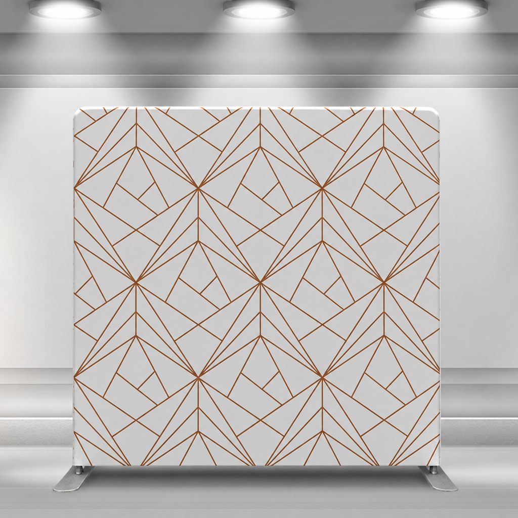 Geometry Polygonal Pillow Case Photo Booth backdrop