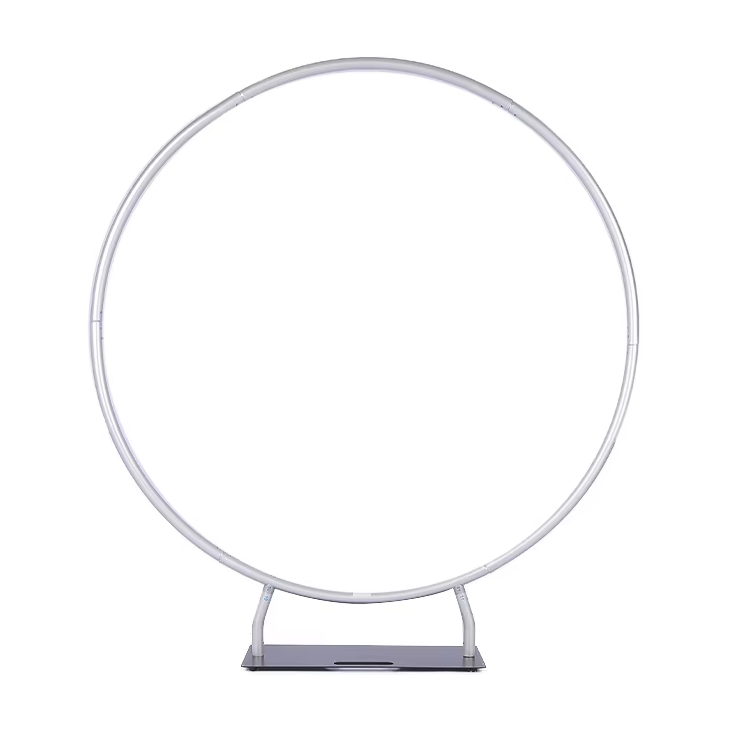 6ft 6.5ft Aluminum Alloy tube Round Circle Backdrop Stand For Wedding Birthday Baby Shower