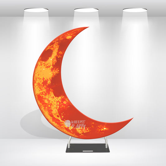 6.5ft Crescent Half Moon Shape Arch Backdrop Stand For Wedding Birthday Baby Shower