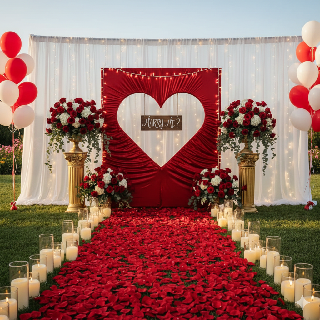Heart-Shaped Backdrop 