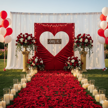 Heart-Shaped Backdrop 