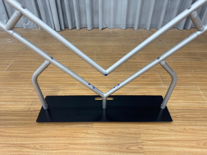 Double Layer Heart Shape Aluminum Arch Photo Booth Backdrop Wall Stand